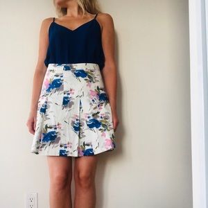 Reiss A Line Floral Skirt